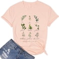 thumbnail image 5 of WEIWEN Fruit of The Spirit Christian Shirts for Women Trendy 2026 Basic Tees Short Sleeve Summer Tops Dressy Casual Inspirational Religious Botanical Tshirts Pink, S, 5 of 6