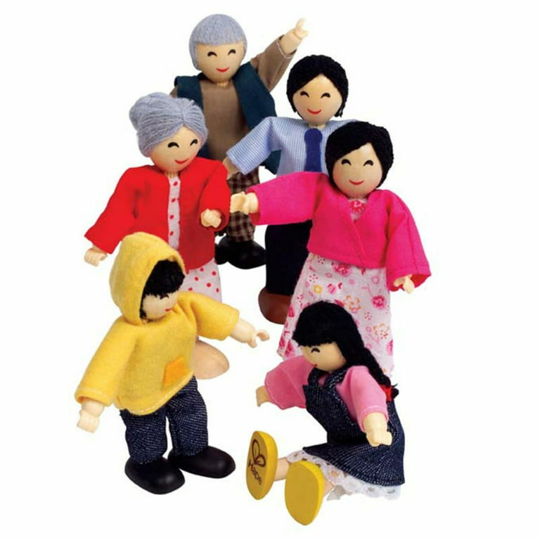 Asian Doll House Dolls and Play Figures - an 8pc Dollhouse Family Set –  Best Dolls For Kids