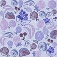 thumbnail image 1 of Ahgly Company Indoor Square Patterned Heavenly Blue Area Rugs, 6' Square, 1 of 6