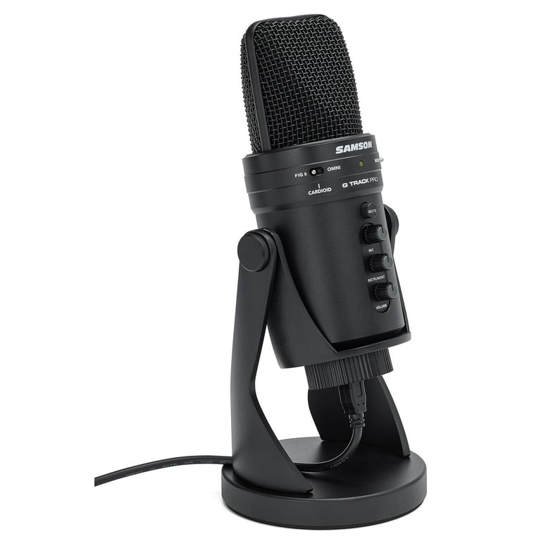 Samson G-Track Pro ASMR Recording Streaming USB Microphone