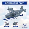 thumbnail image 2 of Lollipop United States Air Force Military Helicopter, V-22 Osprey Airplane, 1:72 Scale Aircraft Carrier Model, Battle/Rescue Helicopter Toy w/Sounds, 3+, 2 of 8