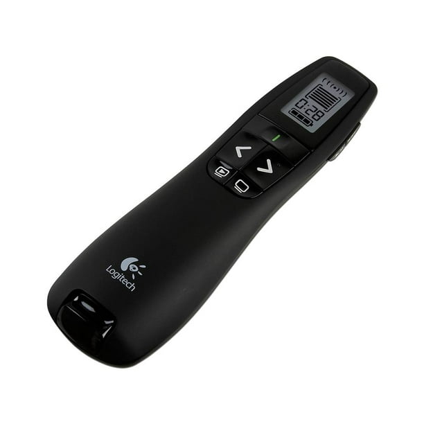 Presentador Inalámbrico Logitech R800 910-001350 con Pantalla LCD y Puntero