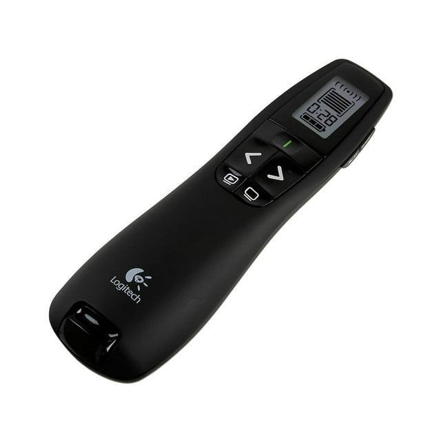 Presentador Inalámbrico Logitech R800 910-001350 con Pantalla LCD y Puntero