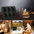 thumbnail image 4 of A Silicone Ice Cube Tray Large Compartments Giant Ice Lattice Mold Flexible Freezer Bpa-Free, 4 of 9