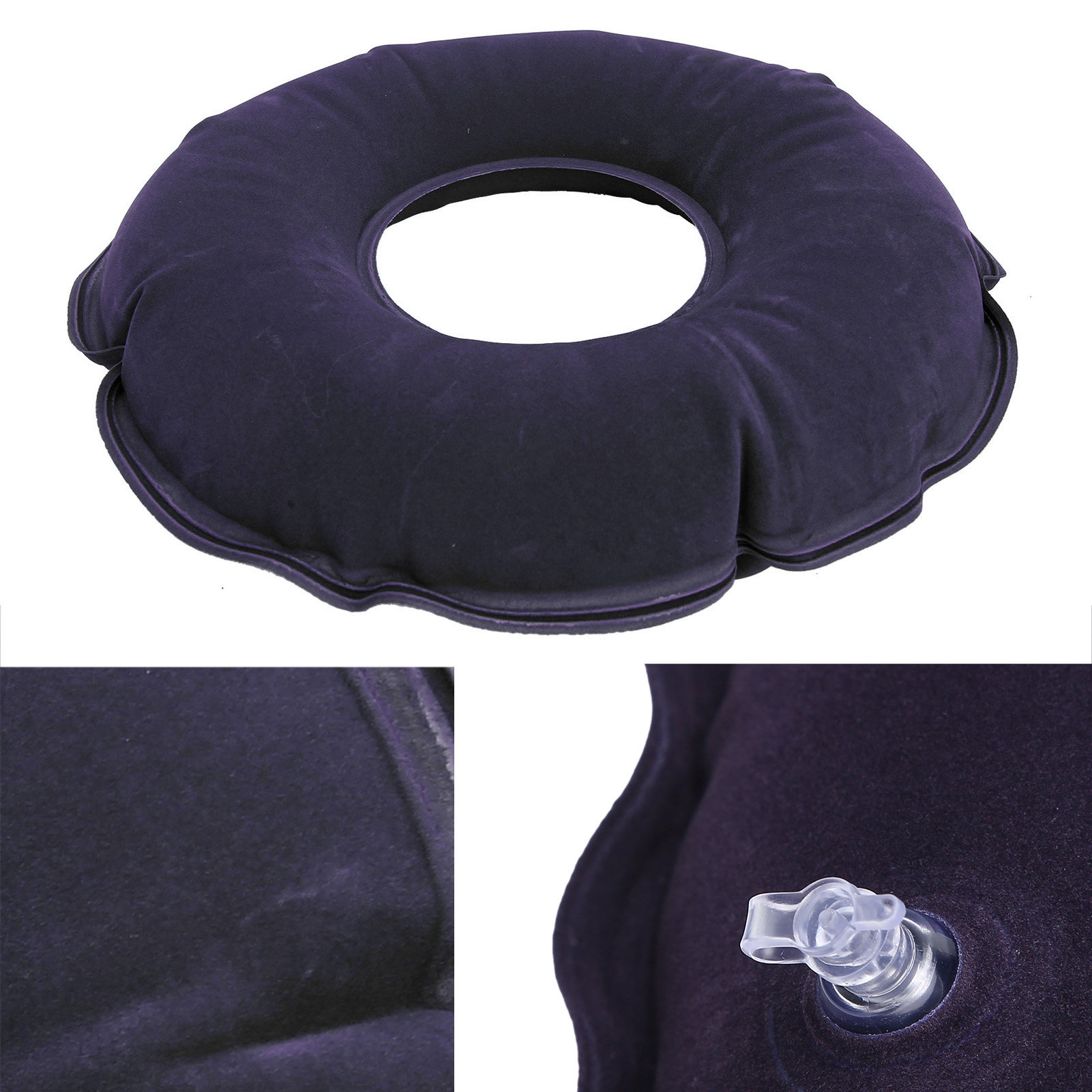 Ldyso Inflatable Anti-Decubitus Cushion Air Cushion Round With Inflatable Tube Elderly