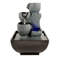 thumbnail image 1 of Tabletop Water Fountain Meditation With Lights Office Living, 1 of 7
