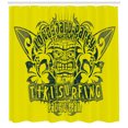 thumbnail image 3 of Ambesonne Tiki Bar Shower Curtain, Surf Team Party, 69"Wx75"L, Apple Green Dark Green, 3 of 3