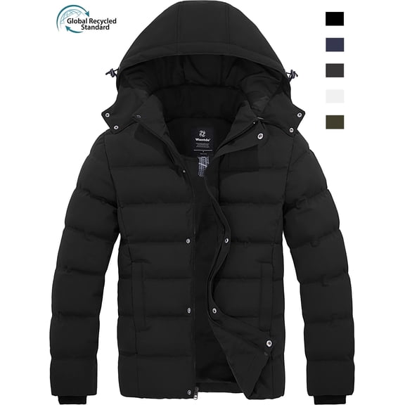 Wantdo Men's Hooded Winter Coat