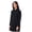 Black, variant on Women's Tunic Long Sleeve Shirt - UPF 50+ Sun Protection - Santorini in Flamingo Pink Paradise