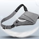 thumbnail image 4 of Bolso de hombro de nailon táctico Sonducket gris para adolescentes, riñonera deportiva cómoda y de gran capacidad, 4 of 6