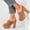 Brown, variant on 2026 European And Women's Shoes High Heel Thick Heel Foam Bottom Half Drag Large Thick Bottom Slippers