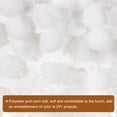 thumbnail image 4 of Uxcell 10 Yards Pom Pom Ball Fringe Trim Ribbon Sewing Trim DIY Craft, 15mm White, 4 of 6
