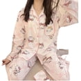thumbnail image 1 of Pijamas Hello Kitty primavera otoño dulces y lindos estilo japonés., 1 of 3