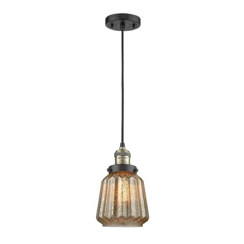 innovations lighting 201c chatham chatham 1-light 6" wide mini pendant