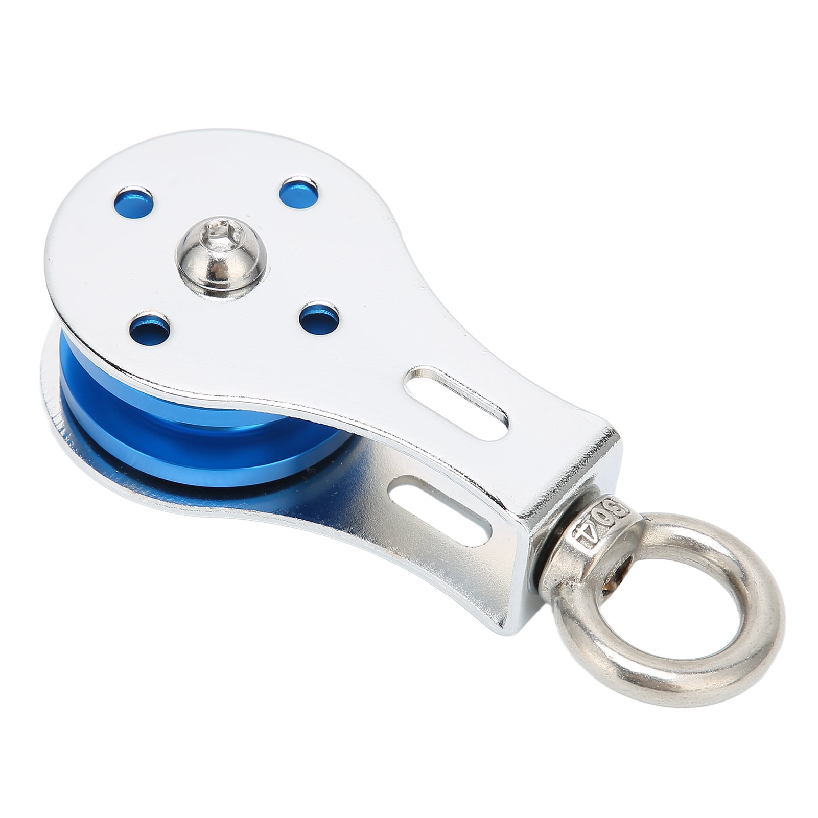 Poulie Double Marine En Acier Inoxydable Et Nylon - Pour équipement De Fitness, Bateau, Levage - Dimensions 9.7x5.2x2.2cm - 12