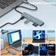 thumbnail image 4 of USB C Hub para MacBook – Adaptador USBC 7 en 1 con HDTV 4K, PD de 100W, Puertos USB 3.0 5Gbps, Lector de Tarjetas SD/TF y Audio de 3.5mm – Dongle con Conector USB-C para Mac mini M4 Oficina,, 4 of 9