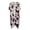 Cow Print, variant on HELLHERO Spotted Design Beach Cover Ups Long Polyester Loose Swimwear Coverup