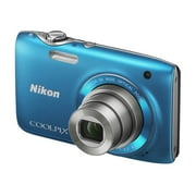 Nikon Coolpix S3100 14 Megapixel Compact Camera, Blue