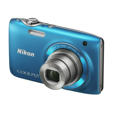Nikon Coolpix S3100 14 Megapixel Compact Camera, Blue