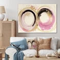 thumbnail image 2 of Designart Pink And Gold Curves III Canvas Wall Art, 2 of 5