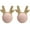 Pink, variant on HDJNal Green Loong Shape Cabinet Knobs - Set of 2 - Ceramic Drawer Pull Handle Kitchen Cupboard Wardrobe Knob Kid's Room Decorative Furniture Hardware