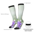 thumbnail image 4 of Naloa Purple Butterfly On Wild Thigh High Socks Extra Long Stretchy Sock Women Over Knee High Opaque Stocking Daily Wear, 4 of 6