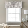 thumbnail image 3 of Vintage Leaves Valance Curtain Overlay Leaves Vintage Texture Window Valances Rod Pocket Short Curtains Window Treatments for Kitchen Bedroom Bathroom Laundry 42" x 12", 3 of 9