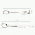 thumbnail image 6 of Worgeous 304 Stainless Steel Teaspoon Coffee Spoon Dessert Stirring Soup Spoons with Hanging Hole Set of 5pcs, 6 of 8