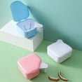 thumbnail image 6 of Travelwant Denture Bath Box Cup Container Case, Complete Clean Care for Dentures, Clear Braces, False Teeth, Mouth Guard, Night Guard & Retainers,Traveling, 6 of 9