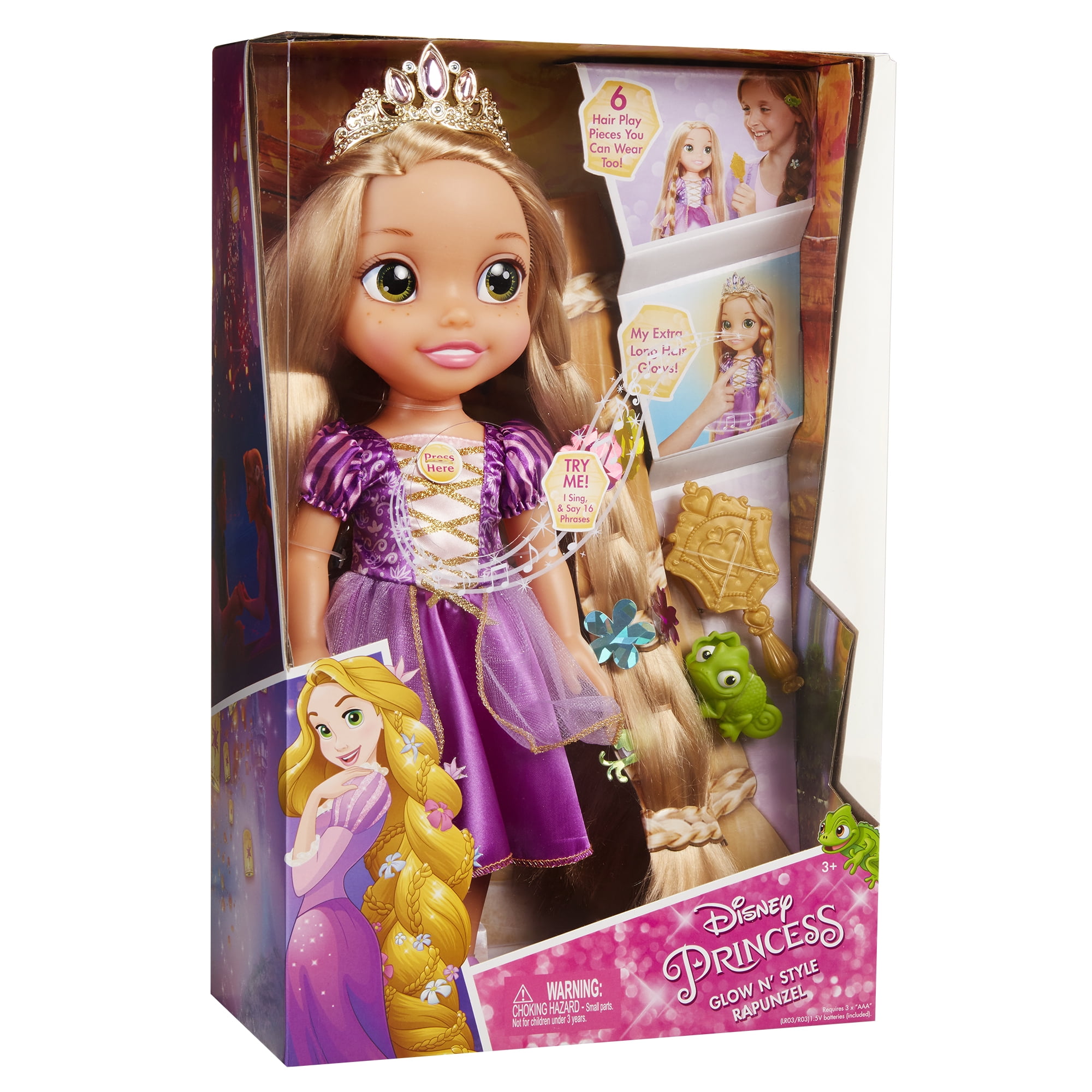 Disney Princess Animatronic Rapunzel Hair Styling Doll - Macy's