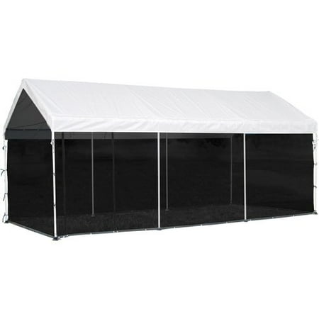 Max AP 10' x 20' Screen House Enclosure Kit Woven Screen Black Fits 1-3/8" and 2" Frame
