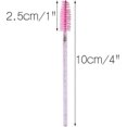 thumbnail image 2 of 100 pinceles desechables de cristal para ojos, varitas de rímel con pincel rosa, rímel para pestañas, 2 of 4