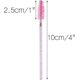 thumbnail image 2 of 100 pinceles desechables de cristal para ojos, varitas de rímel con pincel rosa, rímel para pestañas, 2 of 4