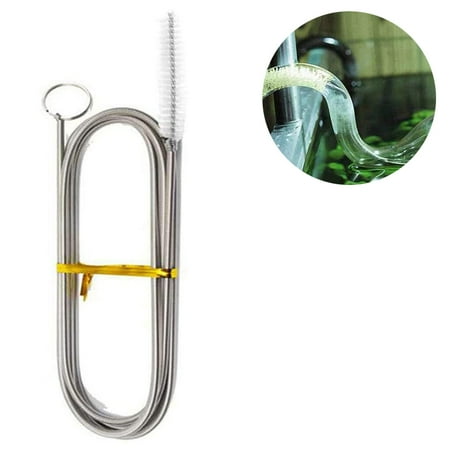 

1.55M Flexible Refrigerator Scrub Brush Fridge Cleaning Tool Stainless Steel Kitchen Drain Tube Cleaning Brushes Waterpipe Drain Dredge Tool