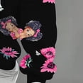 thumbnail image 6 of LIIPEE Autumn Winter Outfit Sets For Girls Cartoon Graphic Long Sleeve Pullover Hoodies And Sweatpants 2 Piece Set Kids Casual Comfortable Cute Outfits,7-8 Years, 6 of 8
