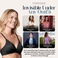thumbnail image 5 of Dominique Sara Wire-Free Soft Cup T-Shirt Bra #5400 – Seamless Everyday Comfort Bra with Memory Foam Cups - Lingerie for Women, 5 of 6