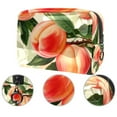 thumbnail image 2 of Peach Large Capacity Waterproof PVC Cosmetic Travel Bag with Zipper Pouch for Ladies and Girls, Lightweight Printed Design Men's Toiletry Bag, Extra Large Toiletry Bag for Women on the Go, 2 of 6