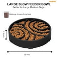 thumbnail image 4 of WHIPPY Slow Feeder Dog Bowls Anti-Choking Dog Food Bowl Anti-Slip Maze Pet Bowl for Medium Large Dogs, 4 of 7