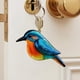 thumbnail image 5 of Adornos navideños de pájaros plásticos, colibrí, petirrojo, búho, regalo conmemorativo para amantes de la naturaleza., 5 of 7