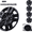 Black Lacquer, variant on Wheel Rims Covers 16 inch 4 Pieces ,for 2007-2012 Nissan Altima/2008-2009 Nissan Altima Coupe Compatible with Steel Wheels and Bolt on Installation Hubcaps PP Material (Black Lacquer)