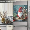 thumbnail image 6 of Ryvnso Funny Gnome Christmas Dishwasher Magnetic Refrigerator Magnet Cover Kitchen Home Decorative 23"x26", 6 of 6