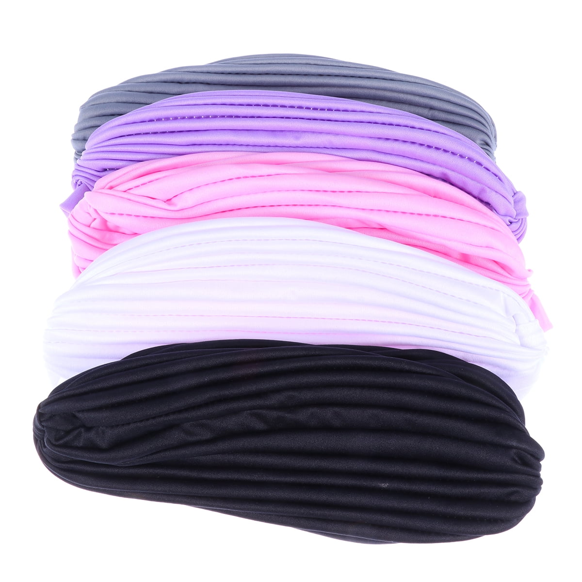 HOMEMAXS 5Pcs Cross Turban Cap Women 
