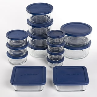 [4-Pack 28oz] Glass Food Storage Containers with Locking Lids - Glass Meal  Prep Containers with Lids - Lunch Bento Boxes - 1 Compartment - 4pk Box Set