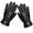 021-black, variant on Omlopp Kids' Genuine Sheepskin Leather Winter Gloves, Warm Gloves for Boys and Girls, Soft Cold Weather Handwear