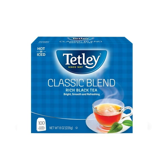 Classic Blend Premium Black Tea, Rainforest Alliance Certified, 100 Count (Pack of 12)