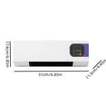 thumbnail image 3 of ZFYXGS Ductless Air Conditioner, Portable Air Conditioners, Wall Mounted Air Conditioner and Heater with Remote Control for Home Office Bedroom 1500w, 3 of 7