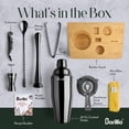 thumbnail image 2 of Kit de Bartender Barillio Black de 10 Piezas en Acero Inoxidable, 2 of 6