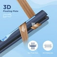 thumbnail image 2 of IG INGLAM 1" Infrared Flat Iron for Hair, Round 2 in 1 Hair Straightener Flat Iron, Dual Voltage, Prussian Blue, 2 of 7