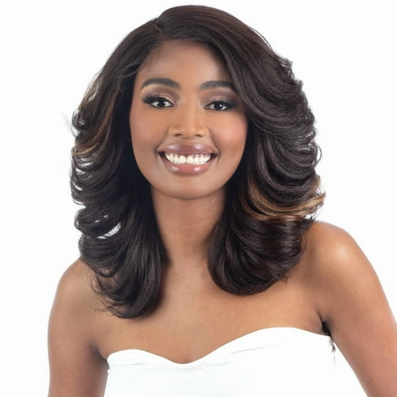 Shake N Go Snatched Glueless HD Lace Front Wig - ROLLER SET