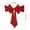 Red, variant on Ties-Free Elastic Christmas Bow Chair Back Decoration - Stretchable Holiday Bow for Hotel Banquet Chair Cover Decor